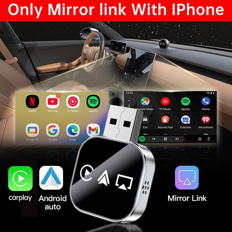 Upgrade Your Ride: Yurnlv's 2026 3-in-1 Wireless Carplay Adapter - Instant Freedom from Wires!