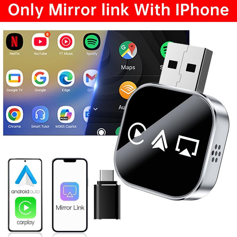Upgrade Your Ride: Yurnlv's 2026 3-in-1 Wireless Carplay Adapter - Instant Freedom from Wires!