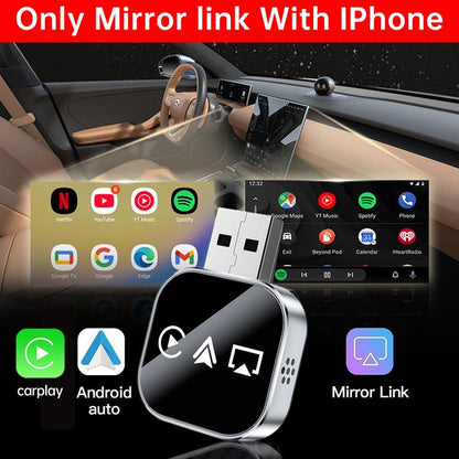 Upgrade Your Ride: Yurnlv's 2026 3-in-1 Wireless Carplay Adapter - Instant Freedom from Wires!