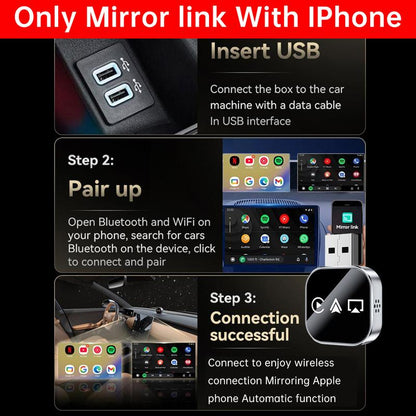 Upgrade Your Ride: Yurnlv's 2026 3-in-1 Wireless Carplay Adapter - Instant Freedom from Wires!